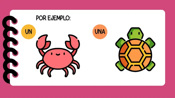 Artículos indefinidos 