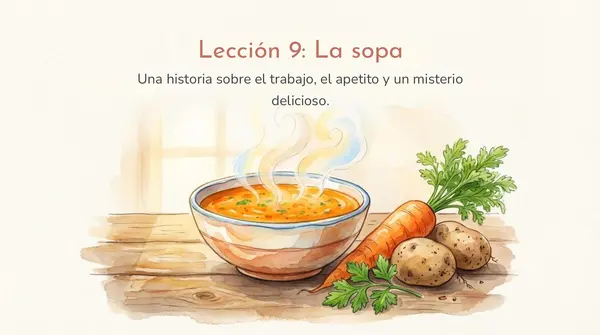 Lección 9 "La Sopa" Parte 3 Fluidez Lectora Método Matte