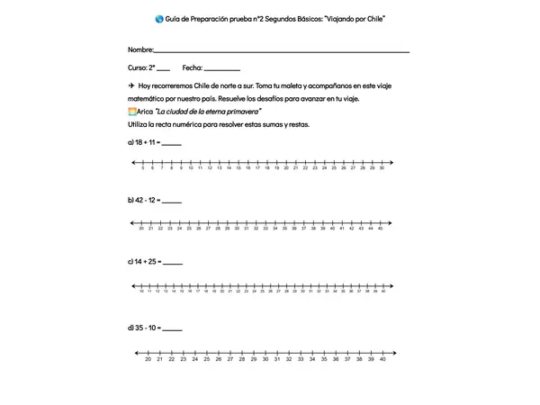 Viajando por Chile con Matemáticas