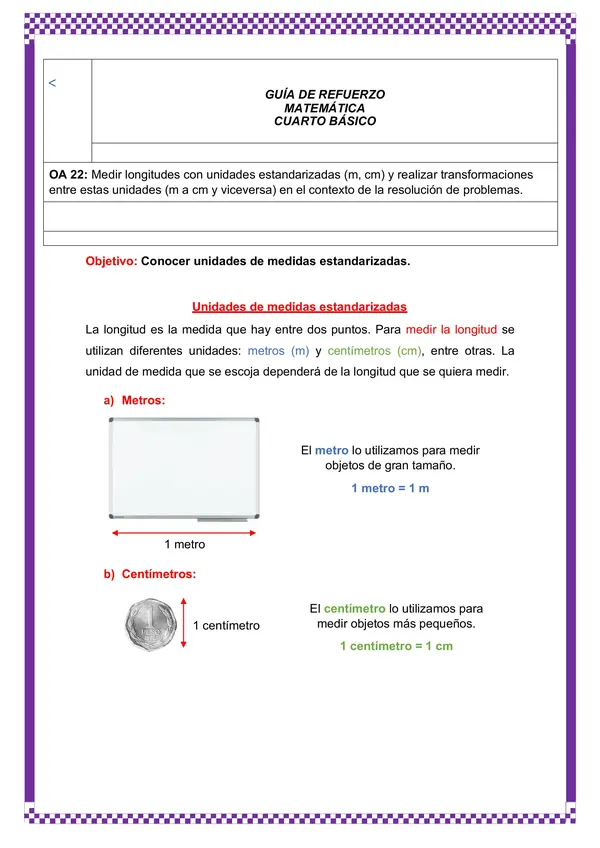 Guía medición