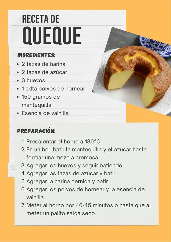 La receta