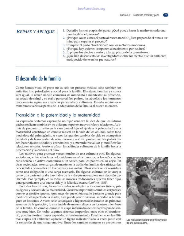 El desarrollo de familia 
