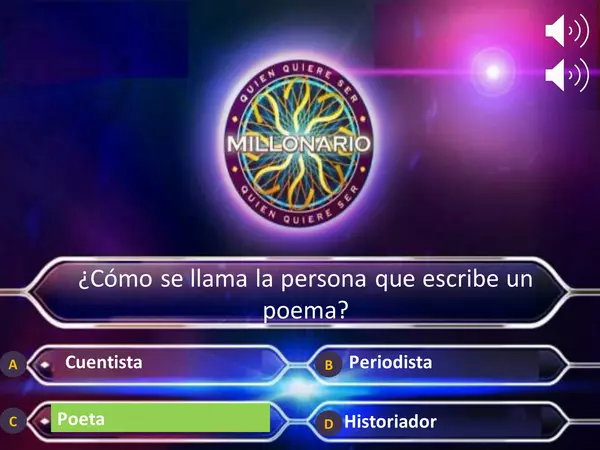 Quién quiere ser millonario Poema y Comic