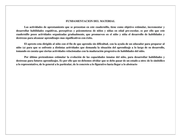 CUADERNILLO DE APRESTO