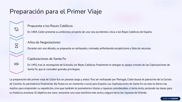 PowerPoint de 10 páginas de Cristobal Colón