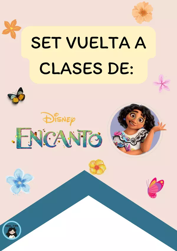 SET VUELTA A CLASES - ENCANTO / DISNEY