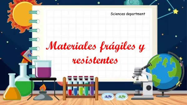 MATERIALES FRAGILES Y RESISTENTES