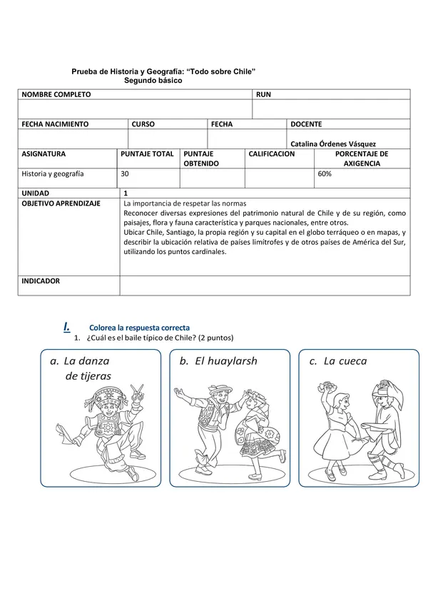 Todo sobre Chile y puntos cardinales 