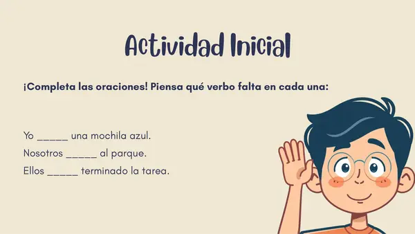 conjugación verbo tener haber ir ()
