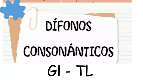 Dífono Consonántico GL TL