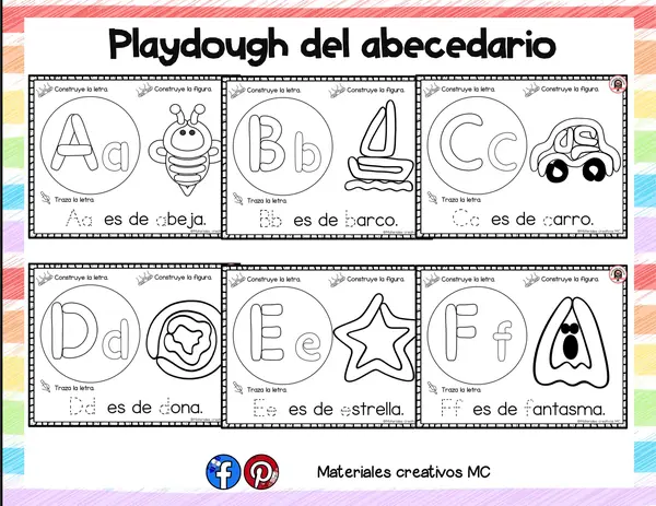 Playdough del Abecedario
