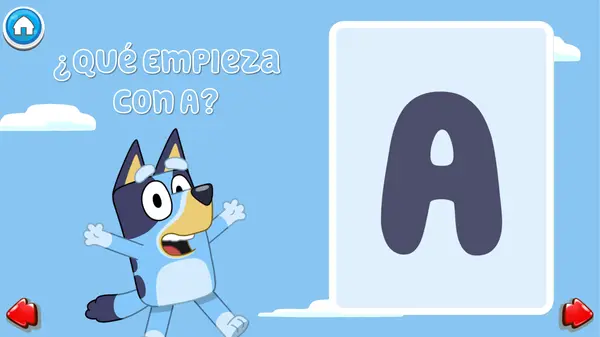 Vocabulario de la A a la Z con Bluey - PPT Interactivo