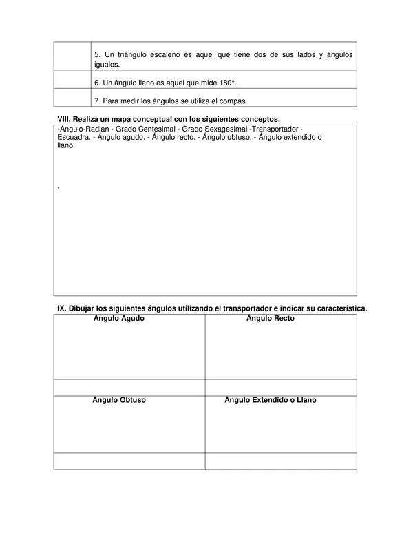 Guia de Matematica 6 Basico: Reforzar contenidos del segundo semestre - Repaso