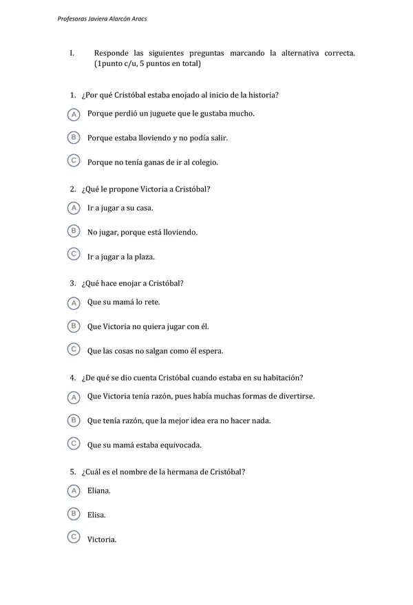 Prueba del libro "¡Nada me resulta!"