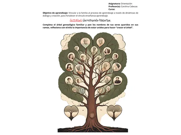 Raíces y Relatos: Taller de Árbol Genealógico y Narrativa Familiar