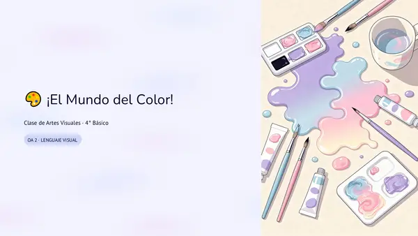 El Mundo del Color: Tono y Matiz (Clase de Artes Visuales – 4° Básico)