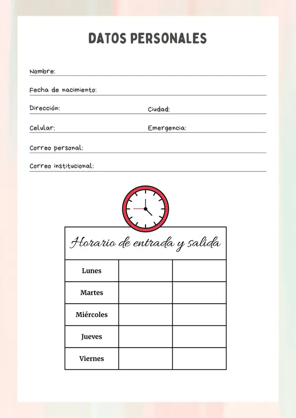 Agenda docente 2026
