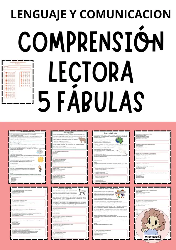 Comprensión lectora 1: Fábulas