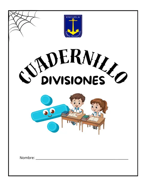Cuadernillo de ejercicios de divisiones de hallowen