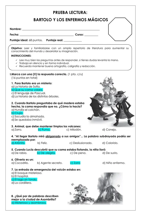Prueba Lectura - Bartolo y los enfermos mágicos