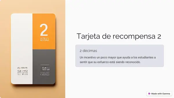Tarjetas de recompensas con DÉCIMAS para MOTIVAR a tus estudiantes - EDITABLE