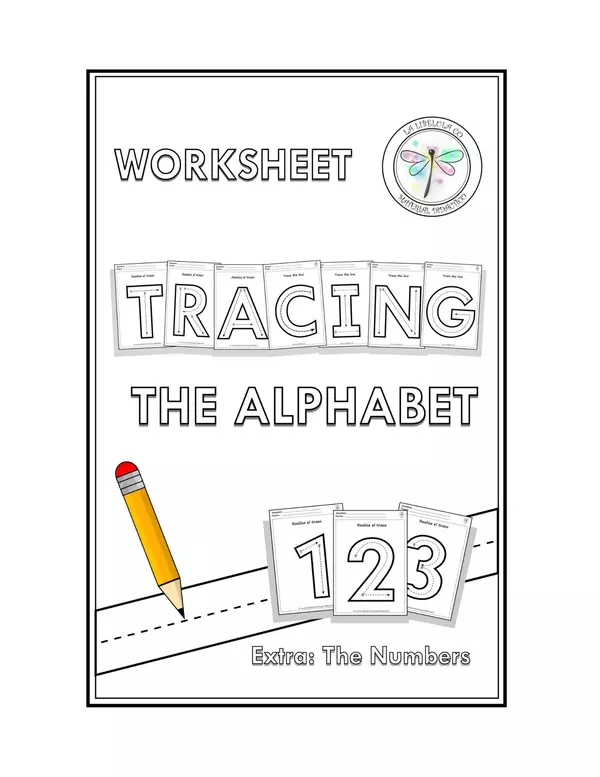 Worksheets Tracing The Alphabet - Extra Numbers