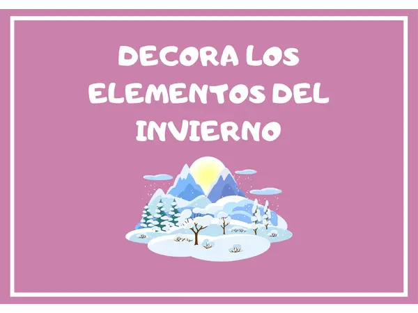 Cuadernillo de invierno – Actividades creativas y sensoriales para trabajar el invierno