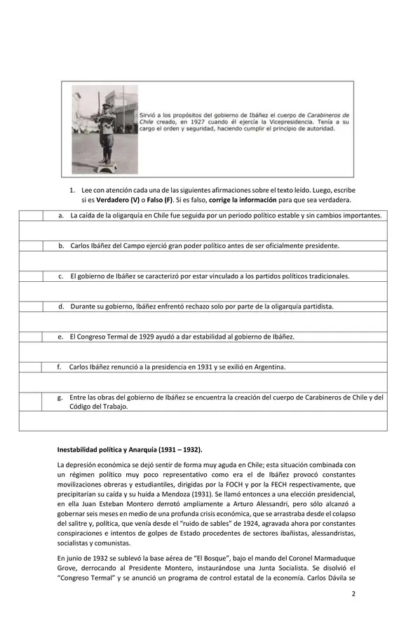 GUIA CHILE 1925-1932