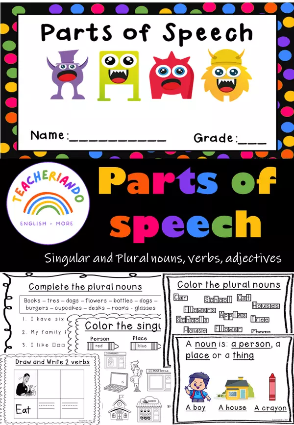Booklet "Parts of Speech" 