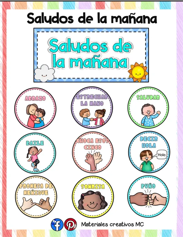SALUDOS DE LA MAÑANA