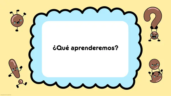 Presentación sobre signos de puntuación - EDITABLE EN PPT.