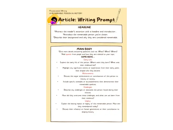Writing an article 