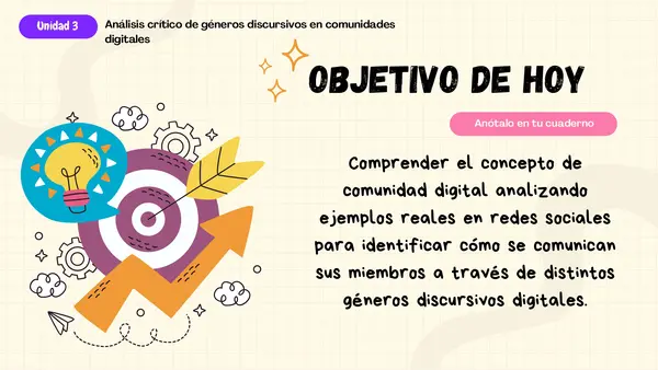 Unidad 3 Comunidades Digitales