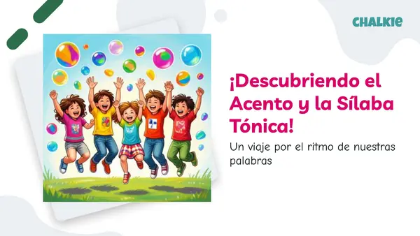 Sílaba tónica y palabras agudas