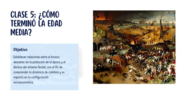 7° Fin de la Edad Media, peste negra