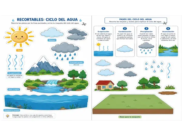 Maqueta: CICLO DEL AGUA