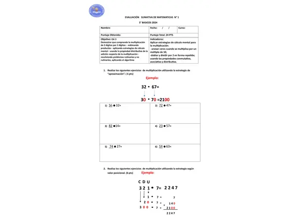 estrategias de multiplicación 
