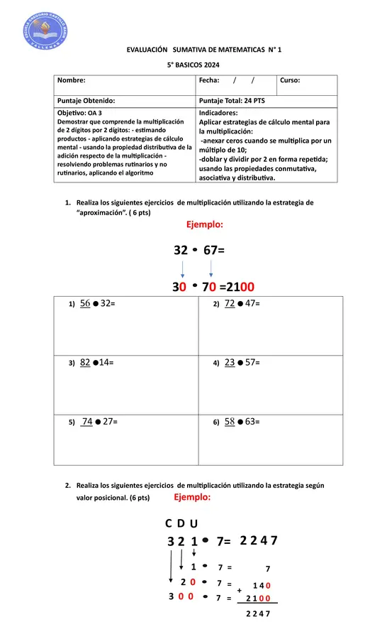 estrategias de multiplicación 