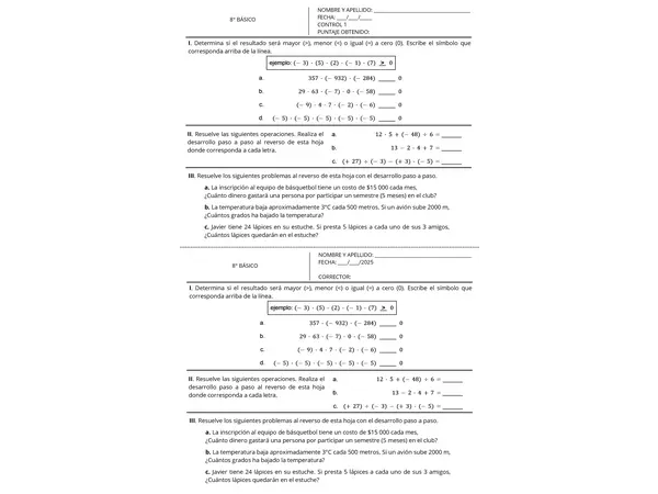 Multiplicación de Enteros.