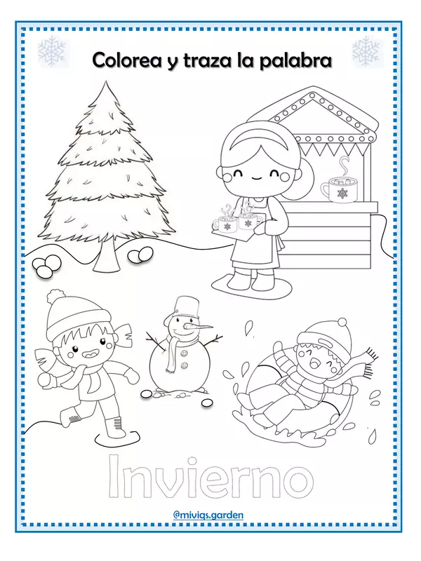 Cuadernillo de Invierno by MiviQ (22 actividades)
