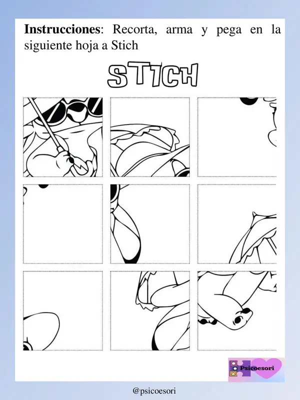 Cuadernillo de Stich