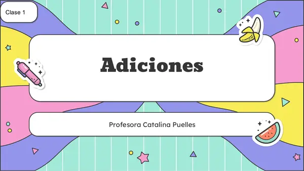 Clases Adiciones 3ro Básico