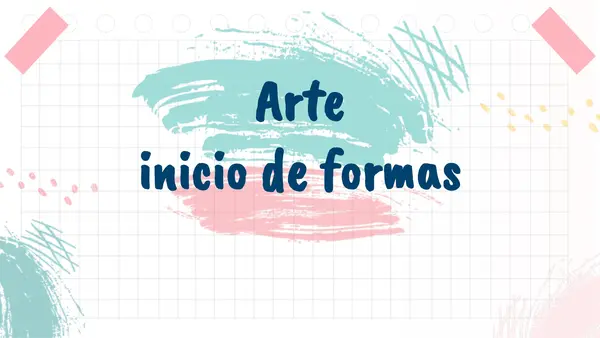 artes clase 3 " inicio de formas, contorno, silueta y dintorno"