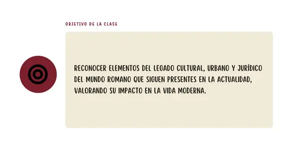 Legado romano, séptimo básico, EDITABLE