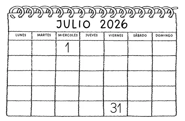 Creando mi calendario 2026  (ACTUALIZADO)