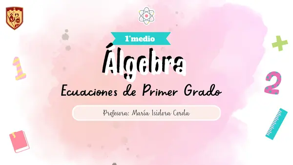 Ecuaciones de primer grado