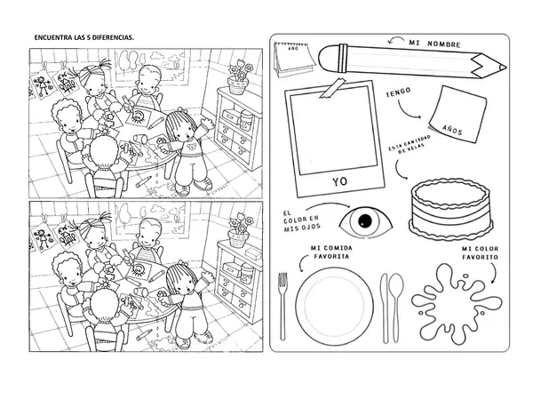 Mini libro de actividades: Inicio de clases