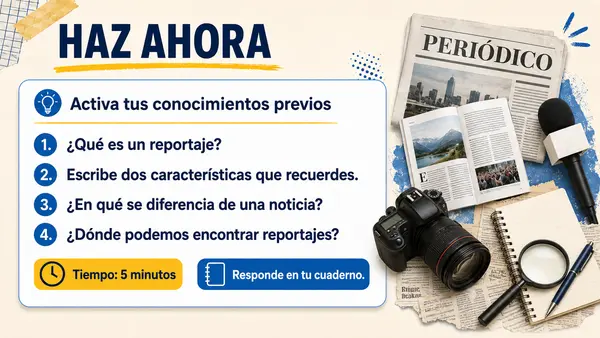 HAZ AHORA REPORTAJE