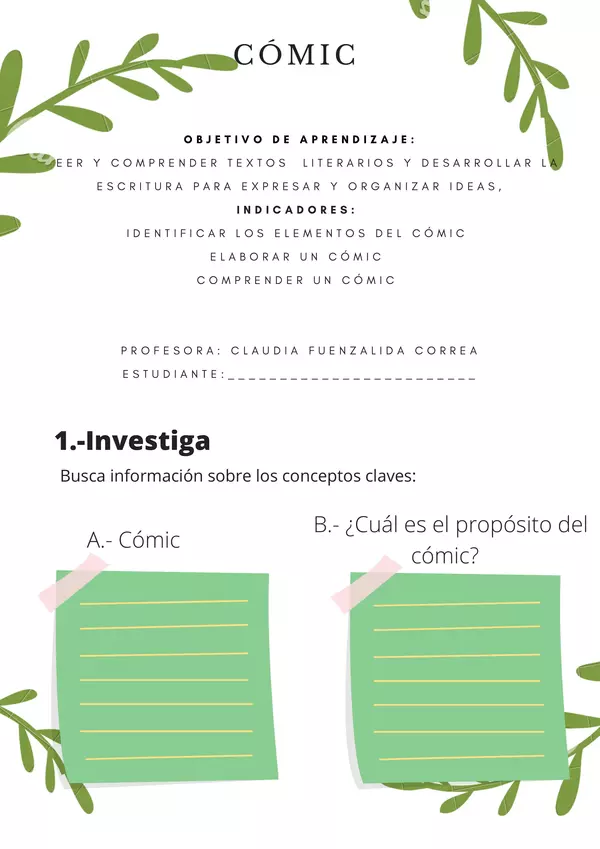 Guía de Comic
