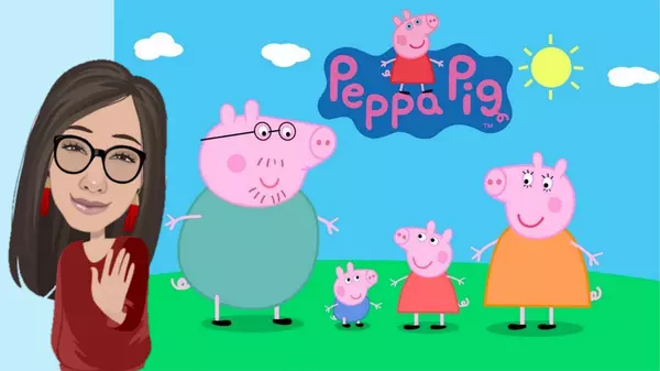 Adverbio de lugar con Peppa Pig
